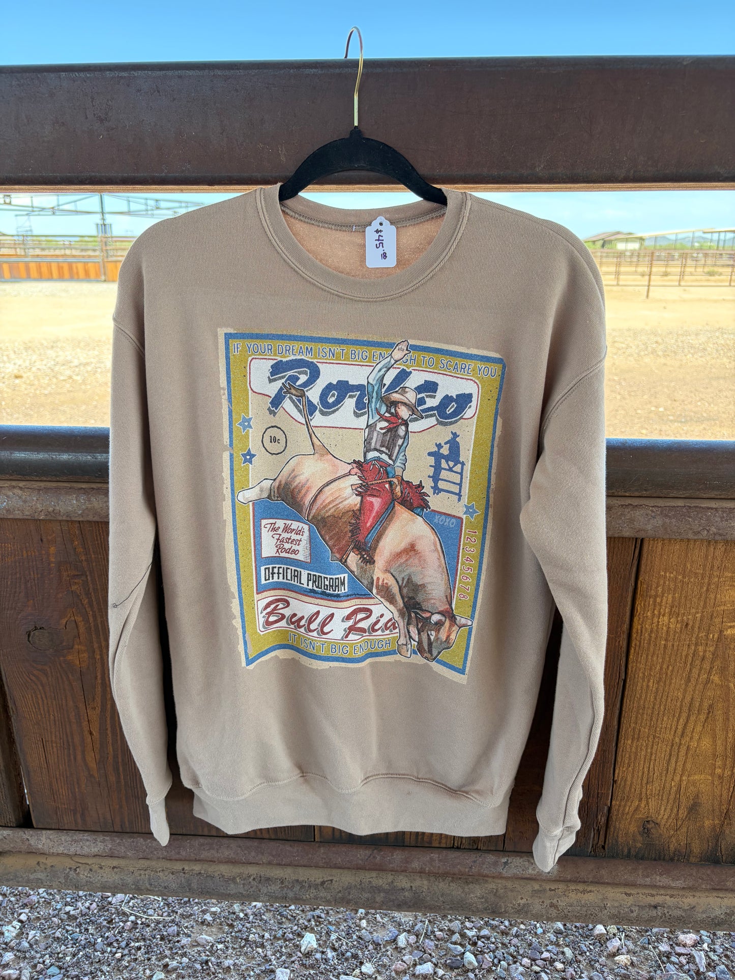 Bull Riding Sweatshirt