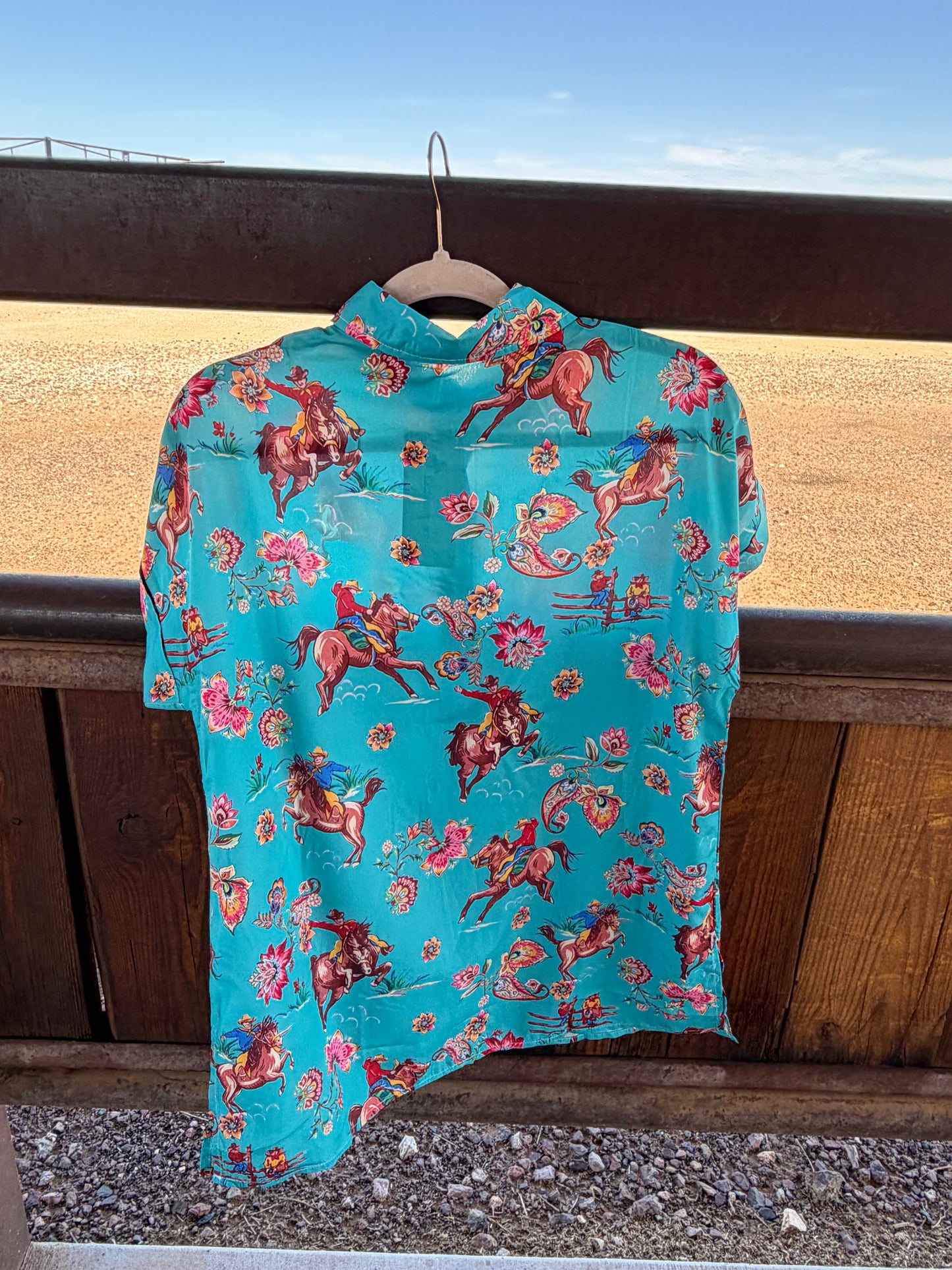 Flirty Cowgirl Button Down