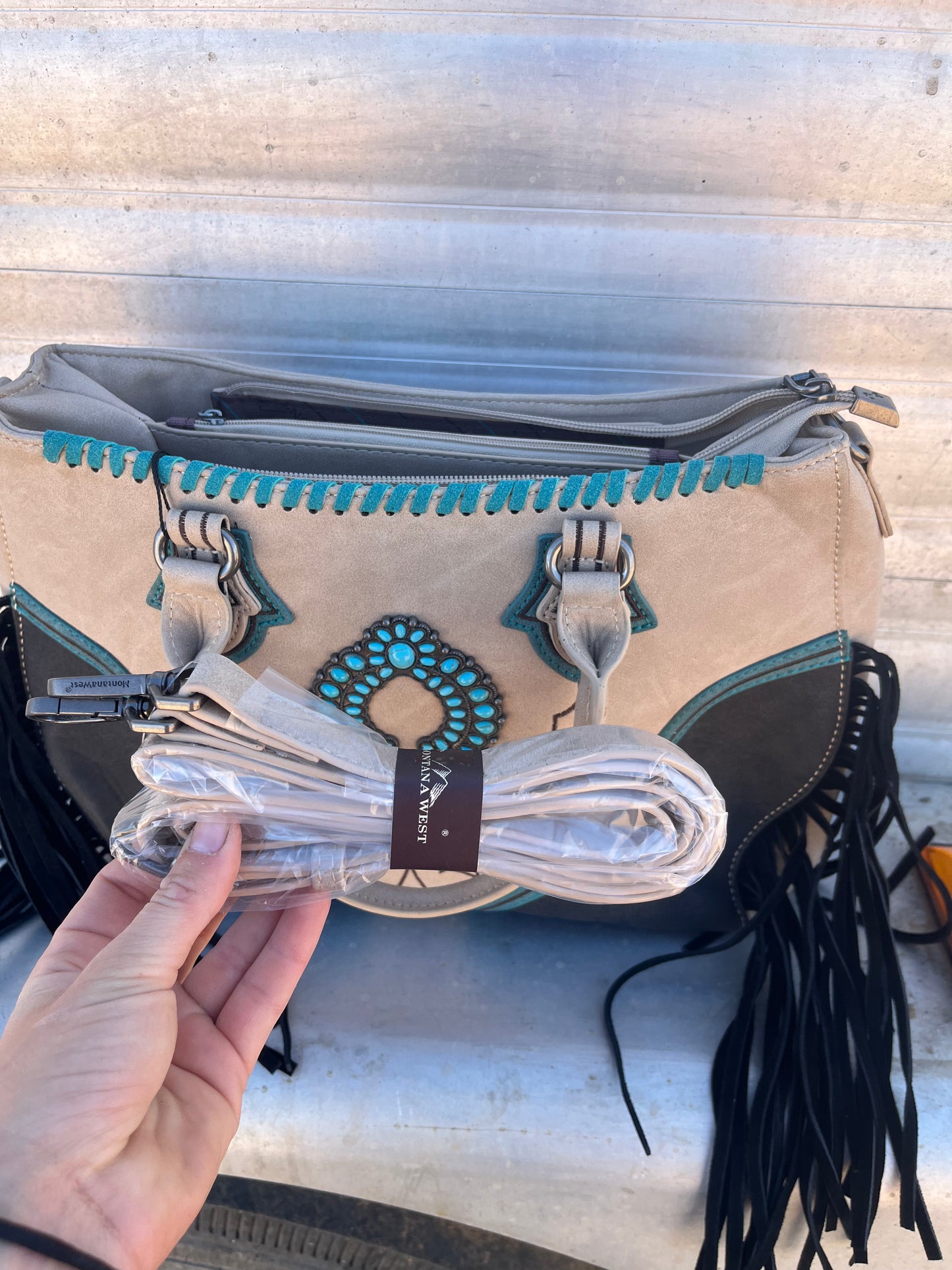 Turquoise Mama Purse