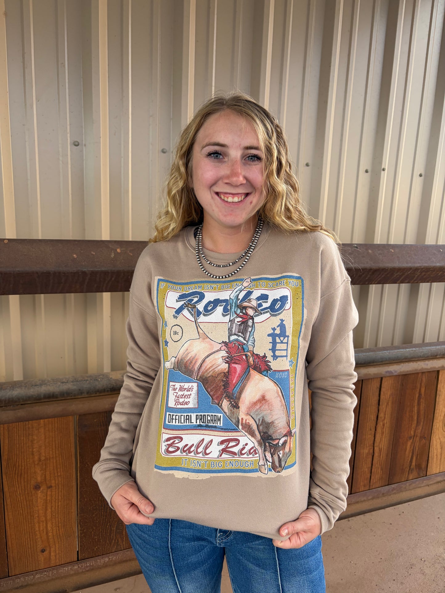 Bull Riding Sweatshirt