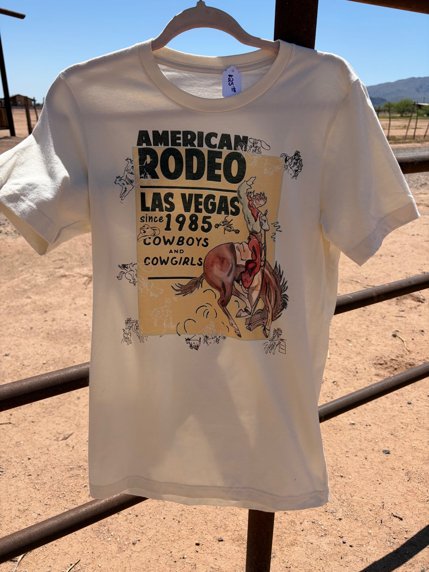 Las Vegas Rodeo Postcard Tee