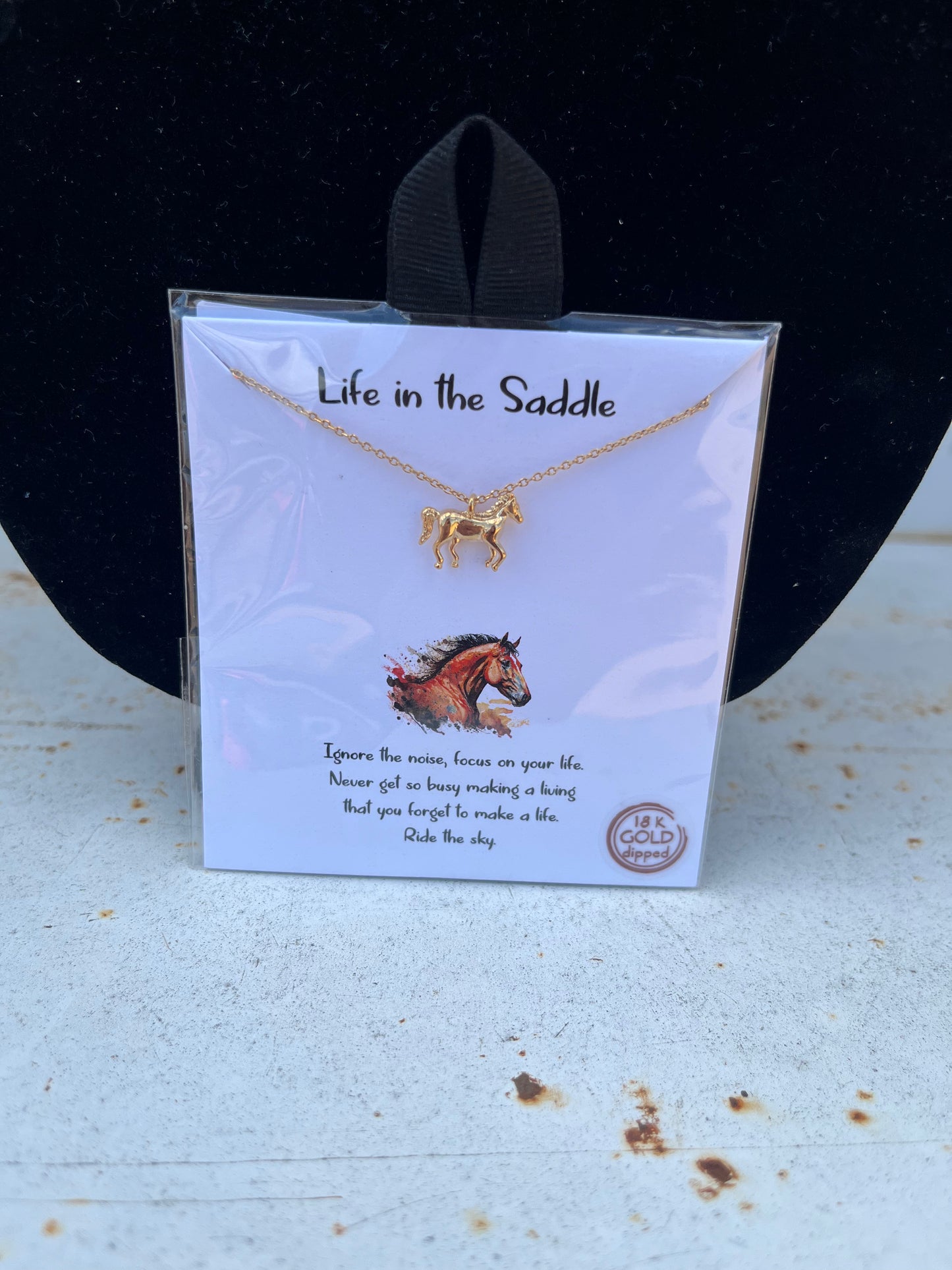 Life in the Saddle Necklace