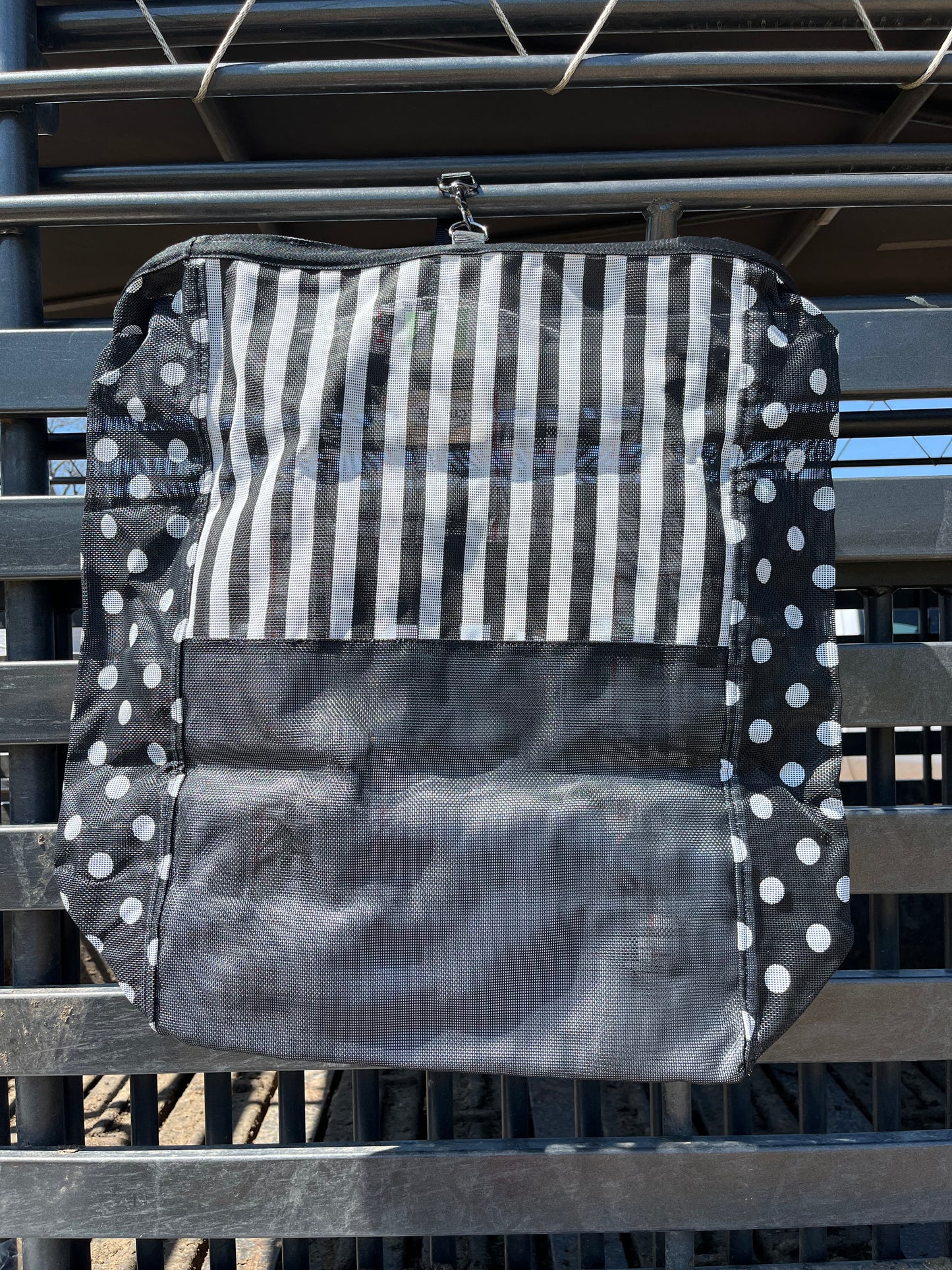 Polka Dots and Plaid Hay Bag