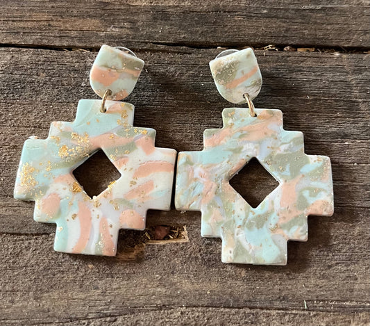 Southwestern Clay Earrings