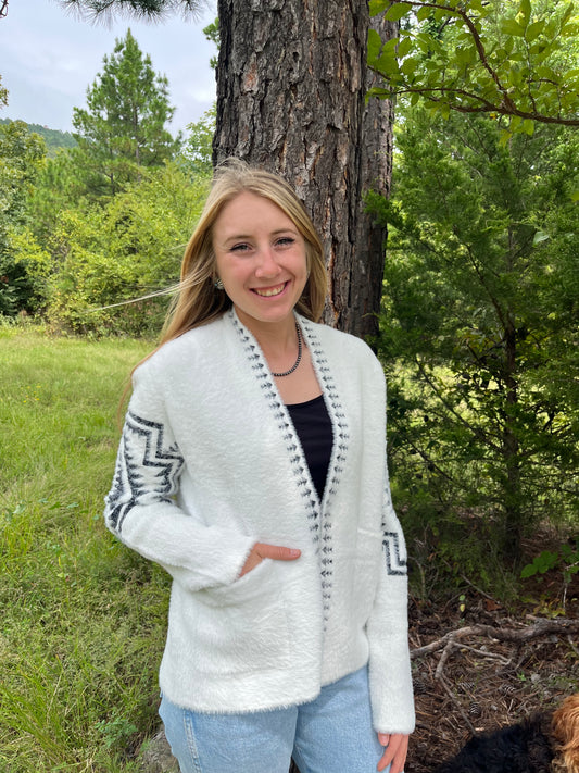 Cozy Aztec Cardigan