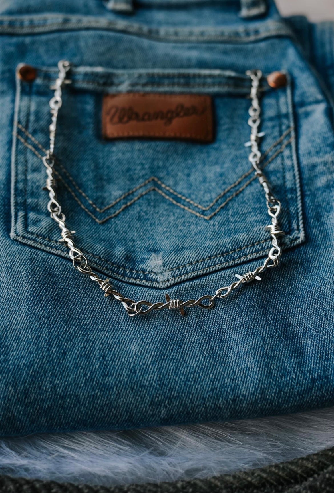 Barbed Wire Necklace