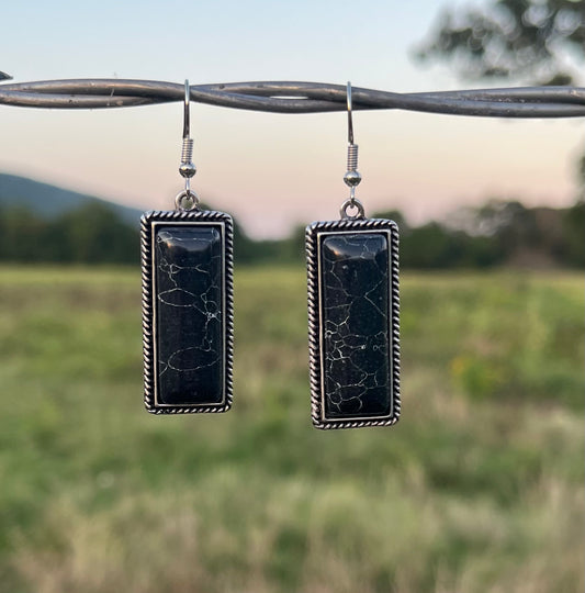 Black Ridge Earrings