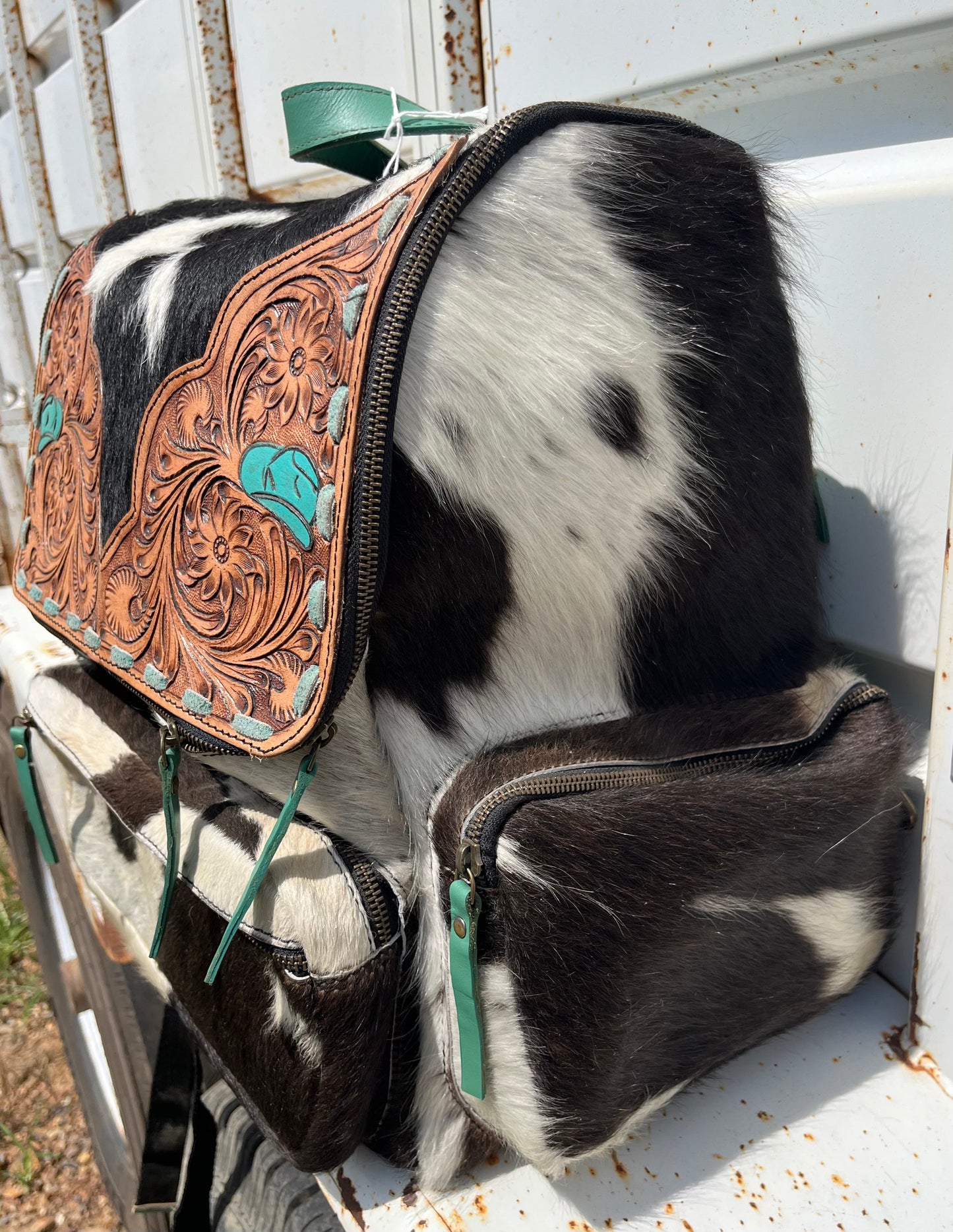 Turquoise Hat Backpack