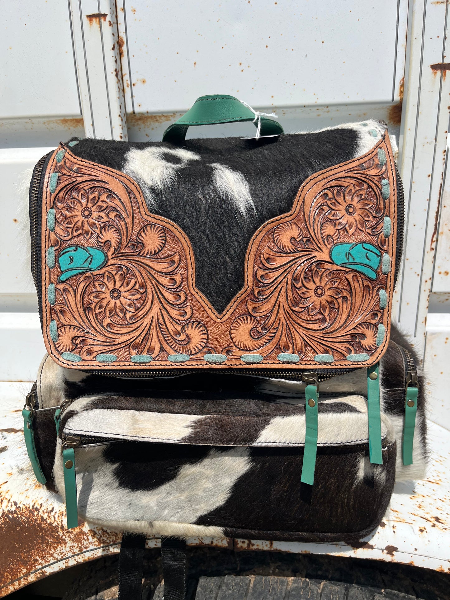 Turquoise Hat Backpack