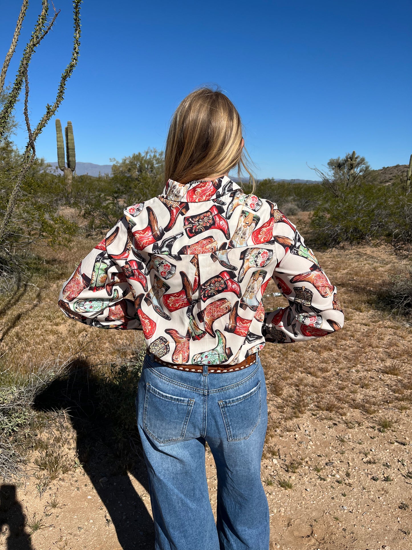 Boots Button Down