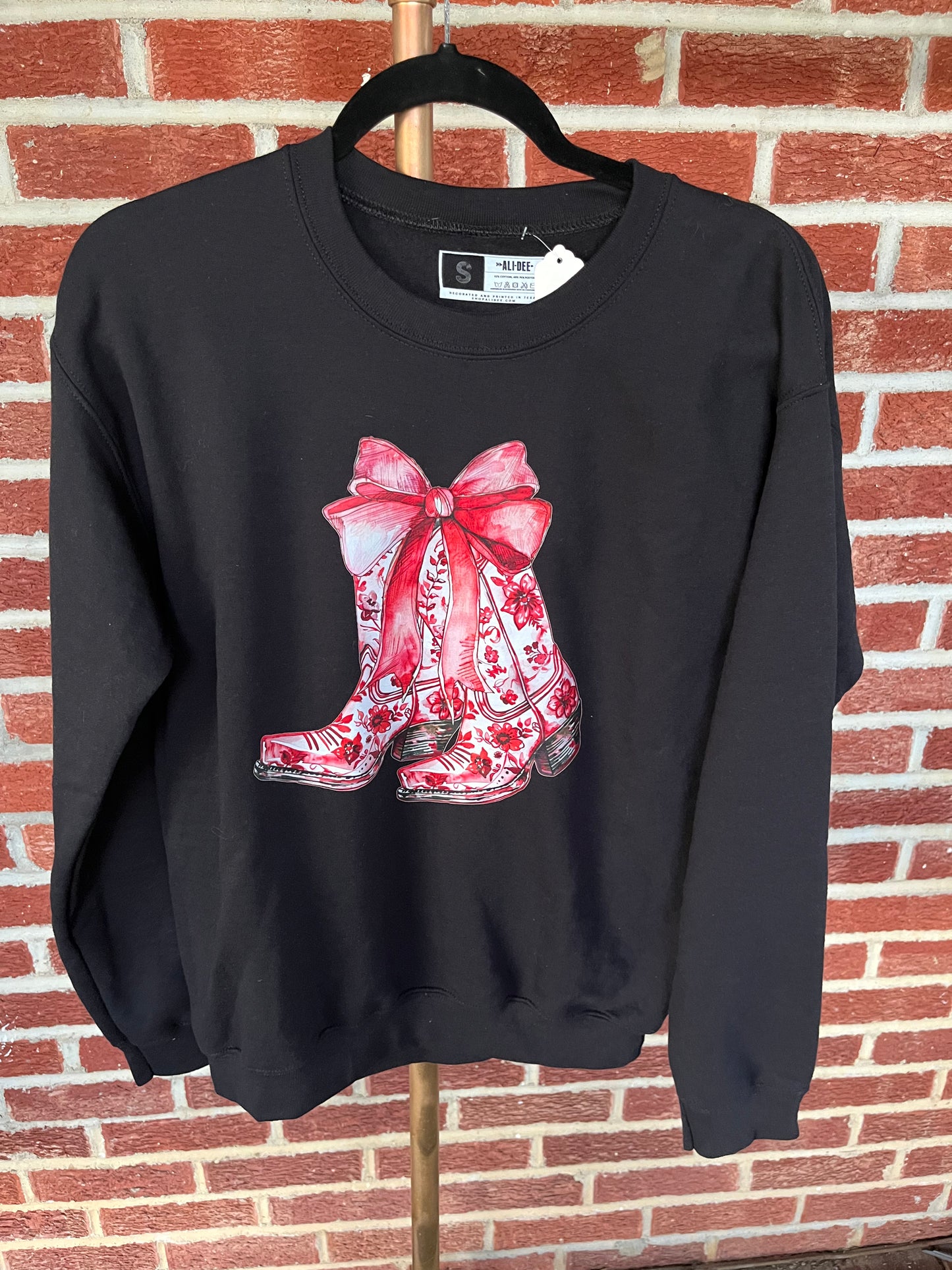 Boots and Bows Sweater