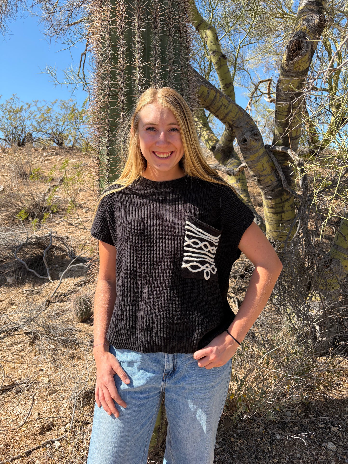 Boot Stitch Sweater Top