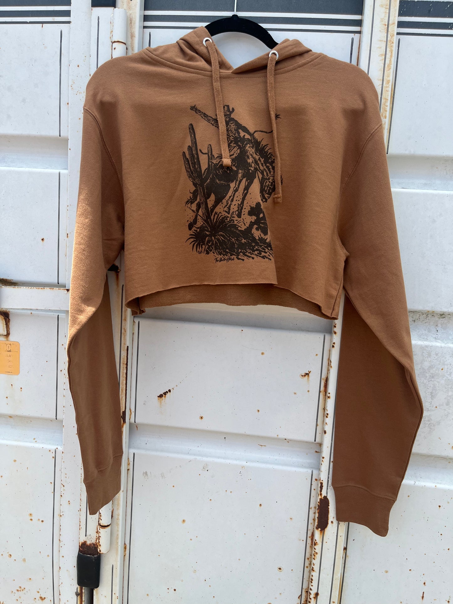 Buck 'Em Cropped Hoodie