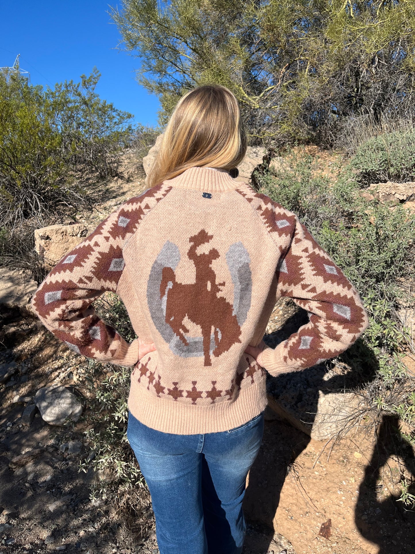 Bucking Horse Cardigan