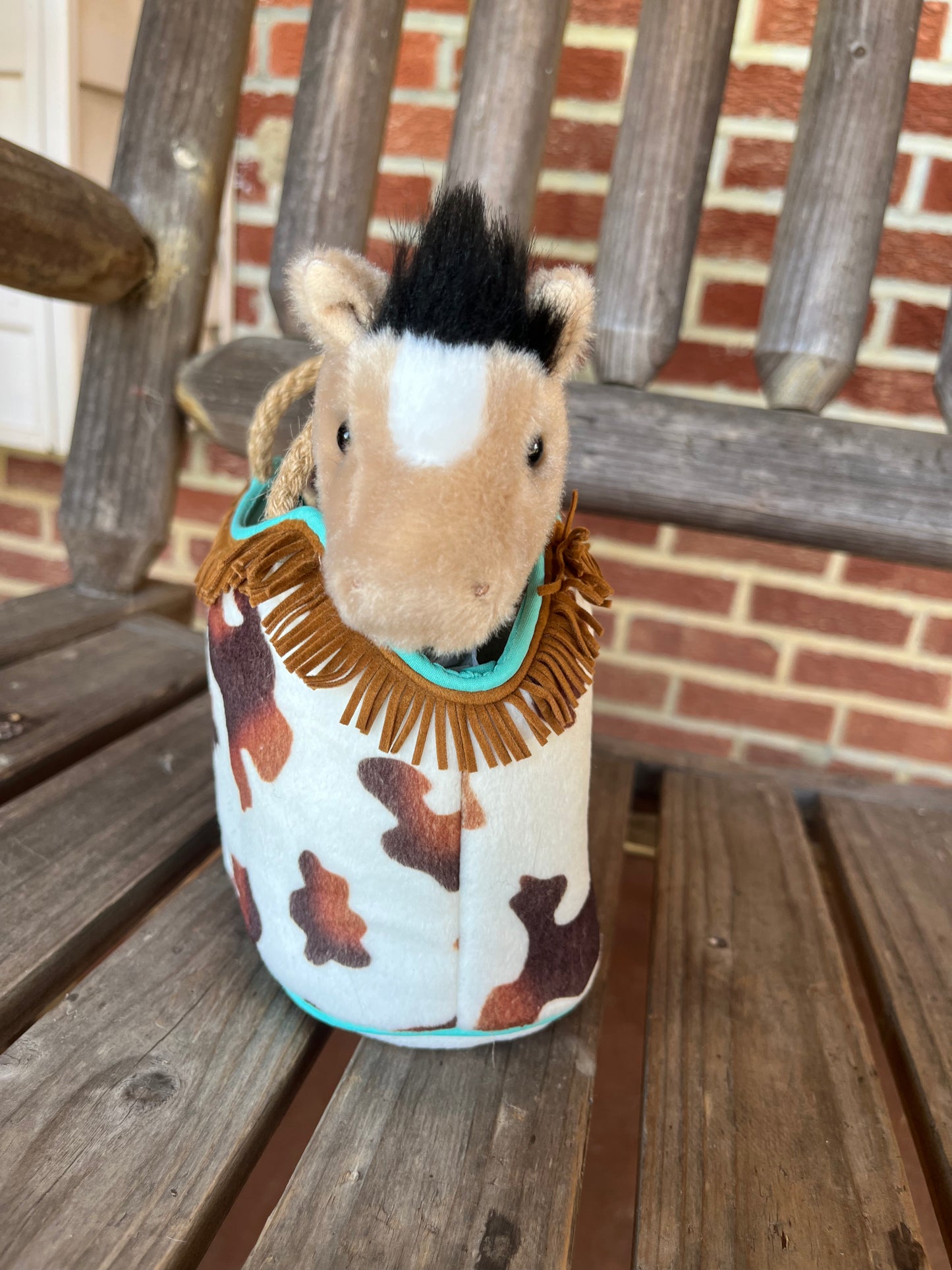 Boujee Buckskin Sak Horse Stuffy