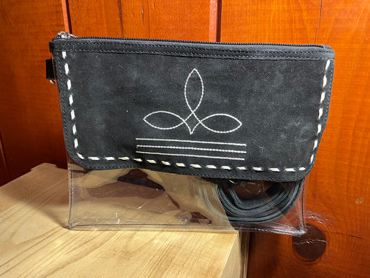 Clear Bootstitch Purse