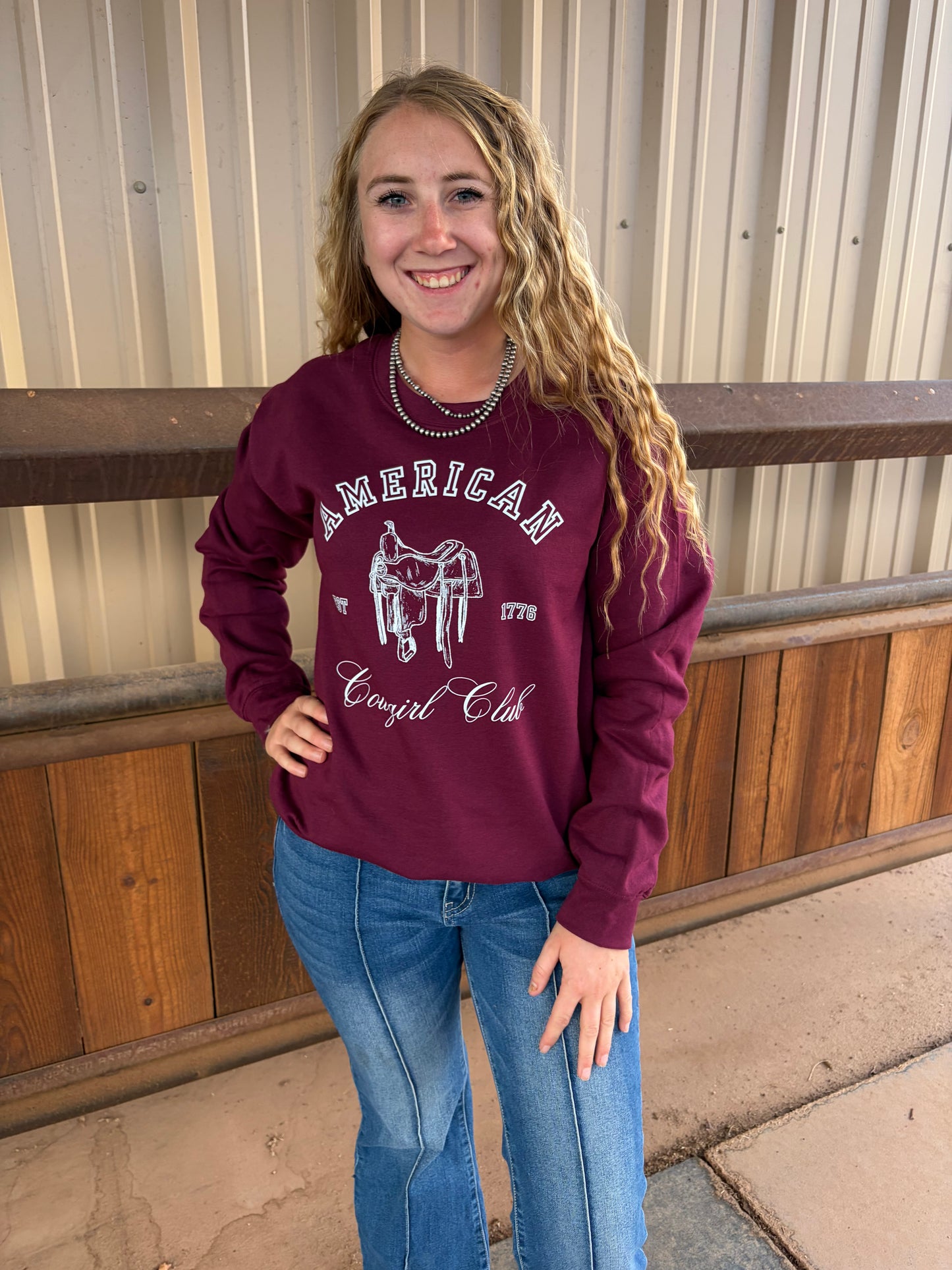 American Cowgirl Club Sweatshirt