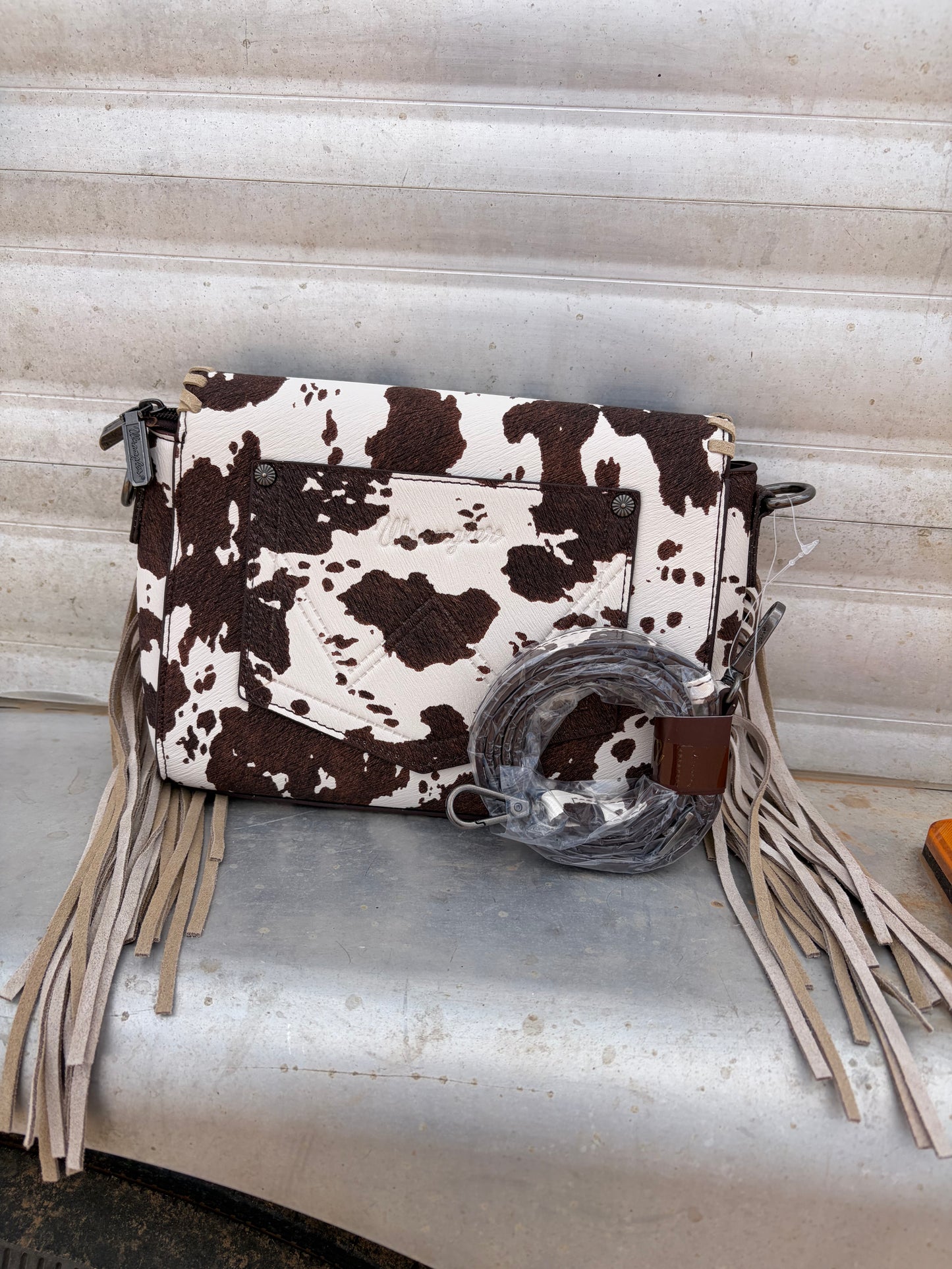 Brown Cow Purse