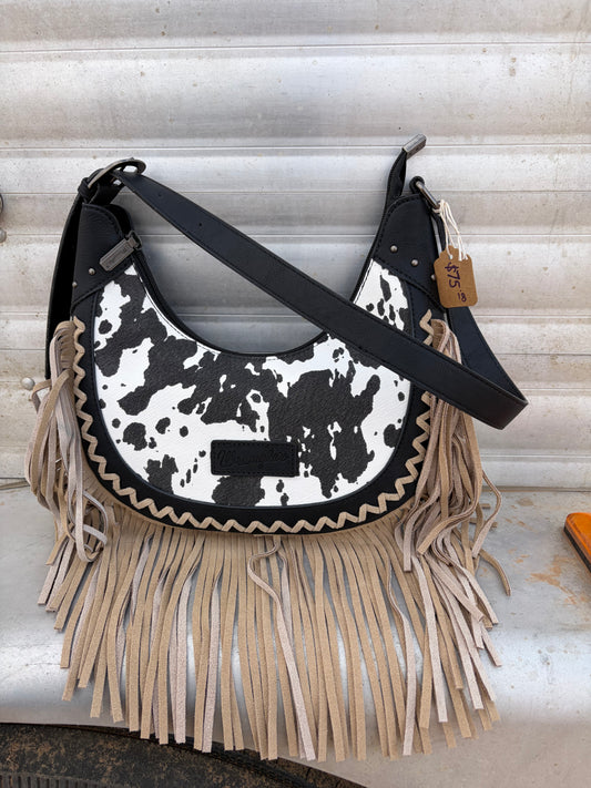 Cowprint Sling Purse