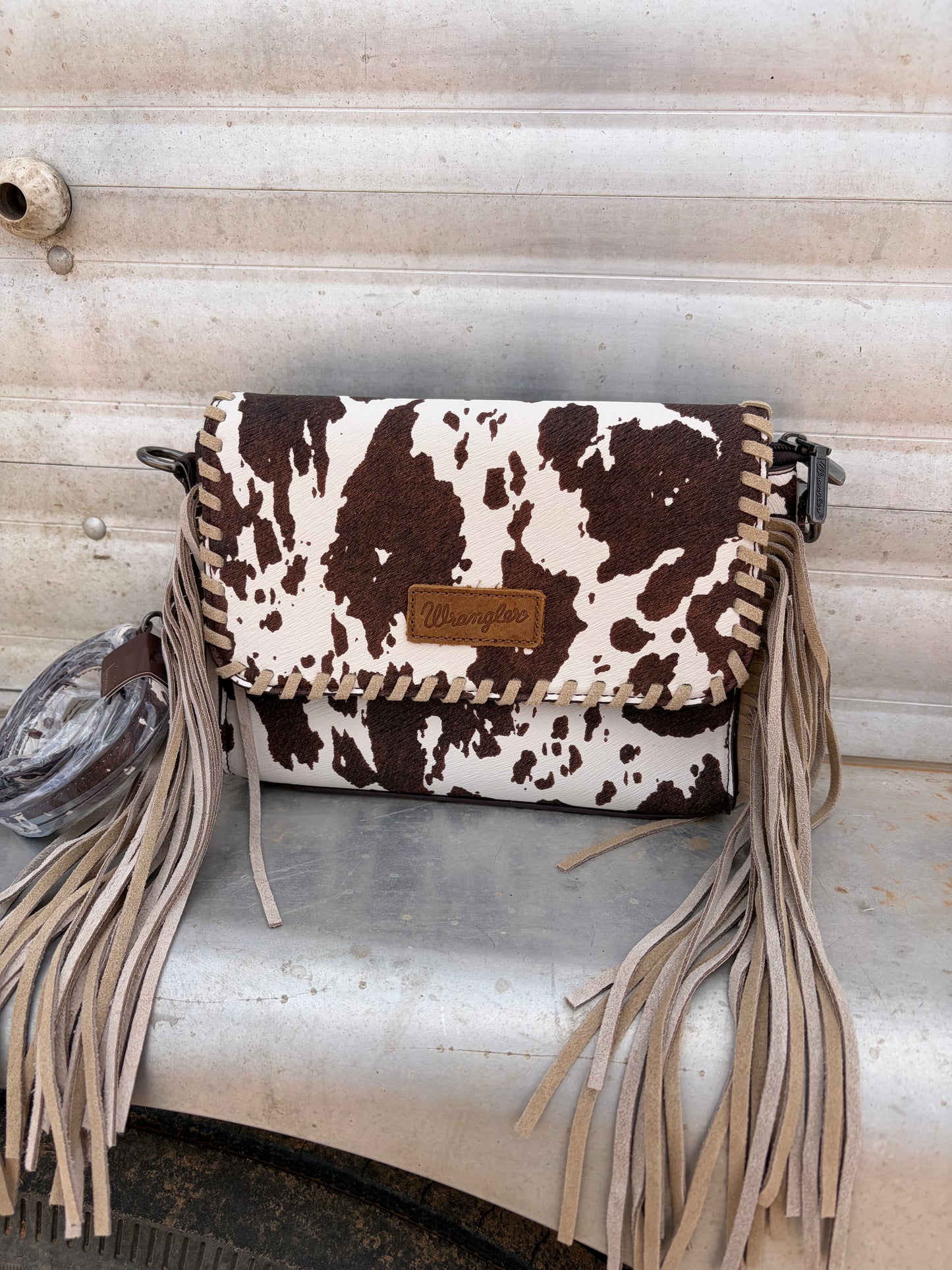 Brown Cow Purse