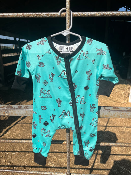 Desert Zip-up Onesie