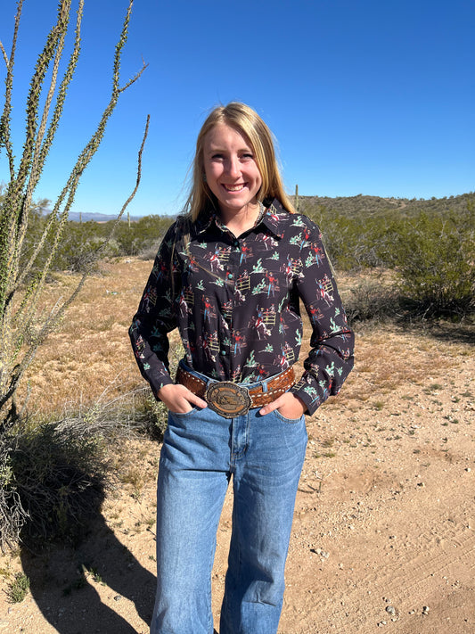 Desert Rodeo Button Down