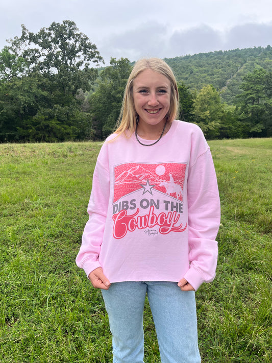 Dibs On The Cowboy Sweater