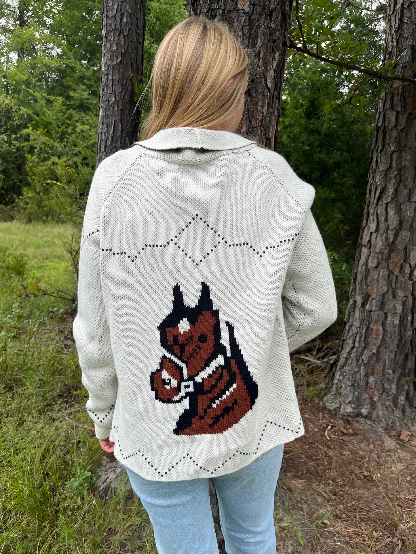 Cozy Horse Cardigan