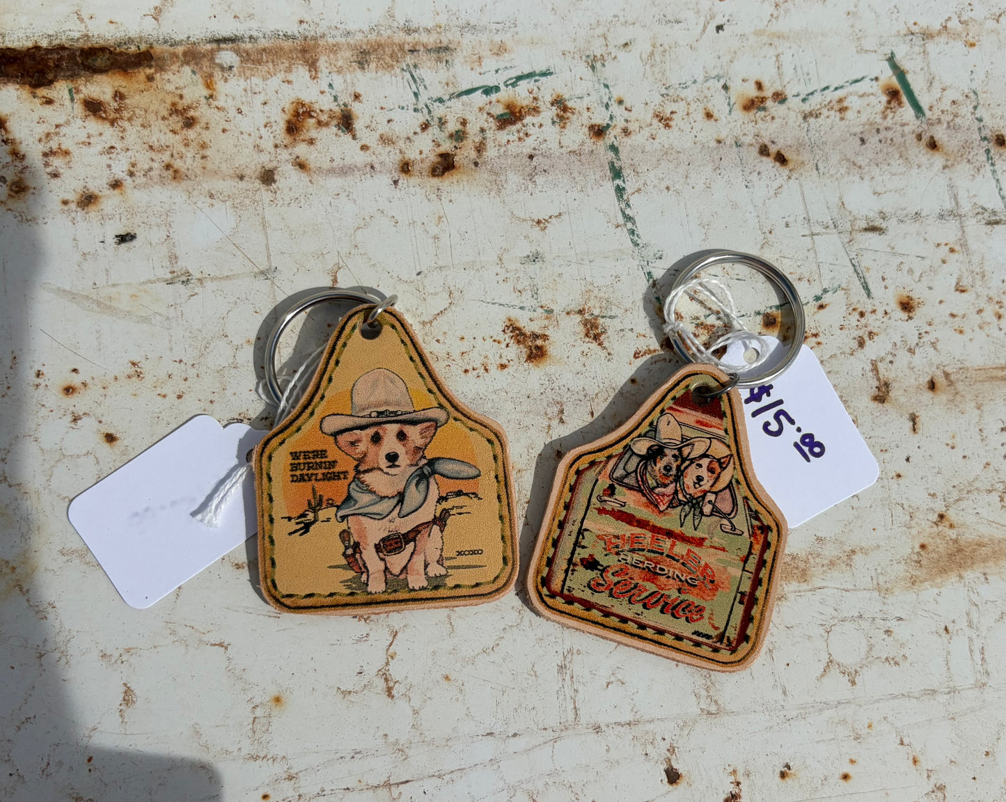 Leather Keychains