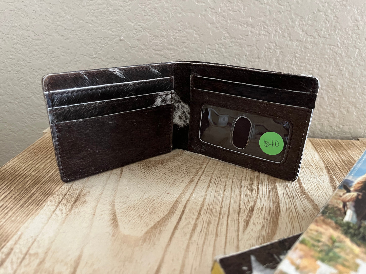 Cowhide Magnetic Clip Wallet