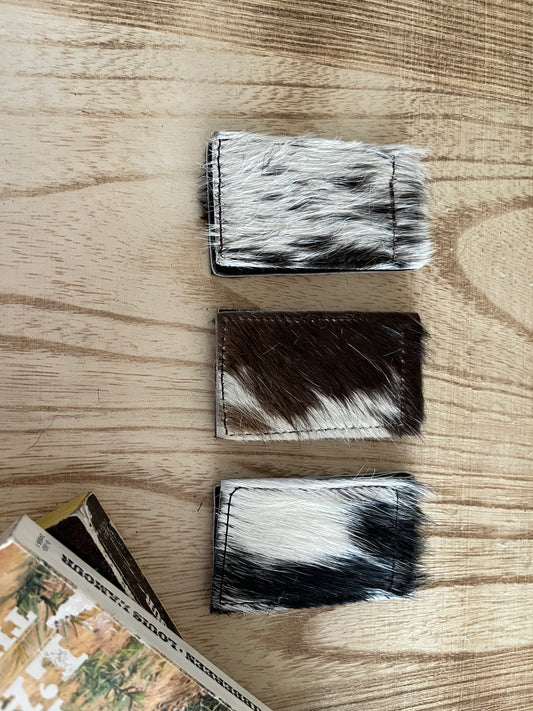 Cowhide Money Clips