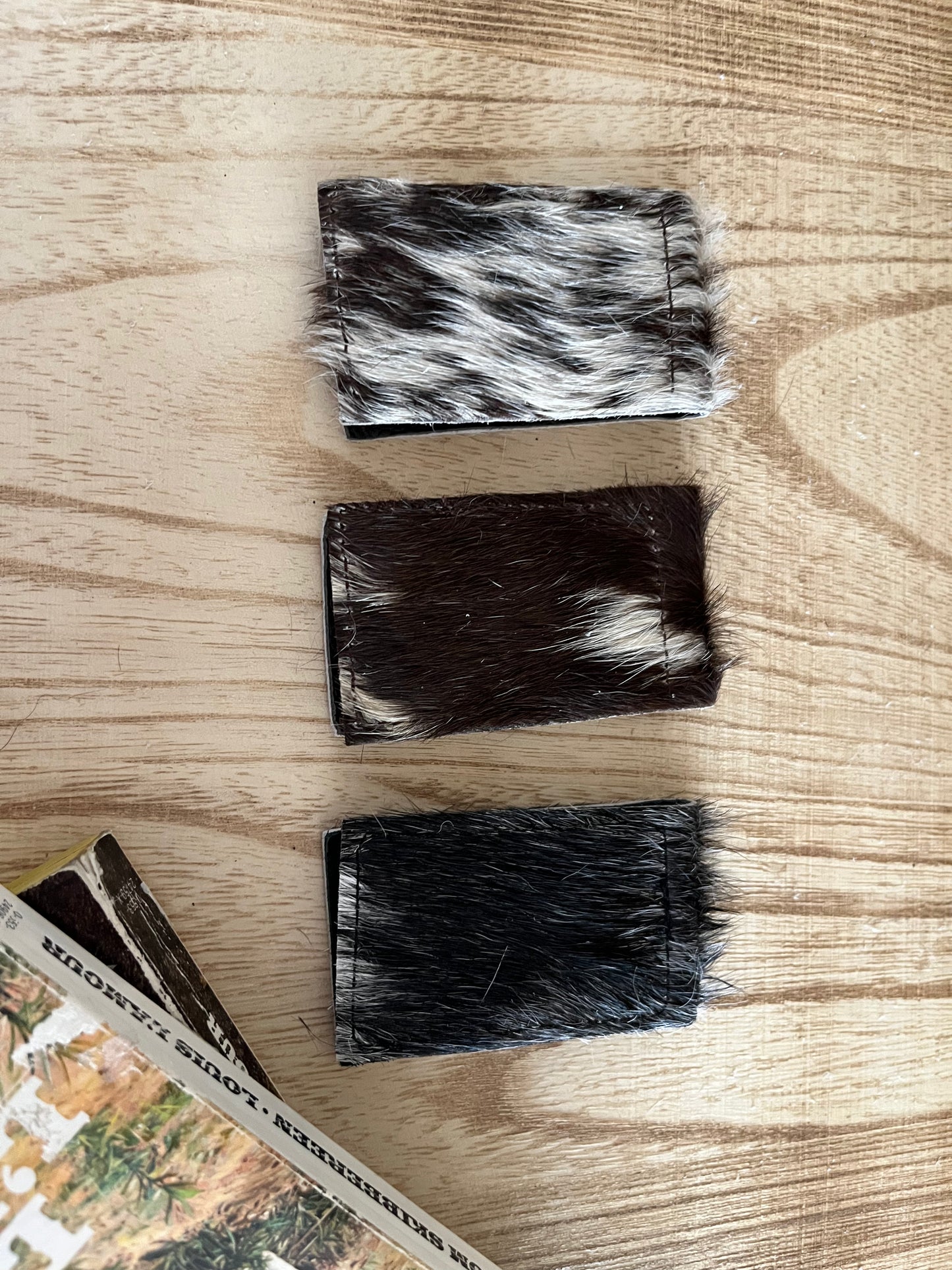 Cowhide Money Clips