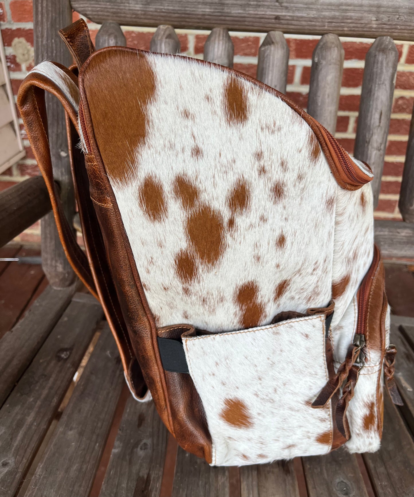 Cowhide Backpack