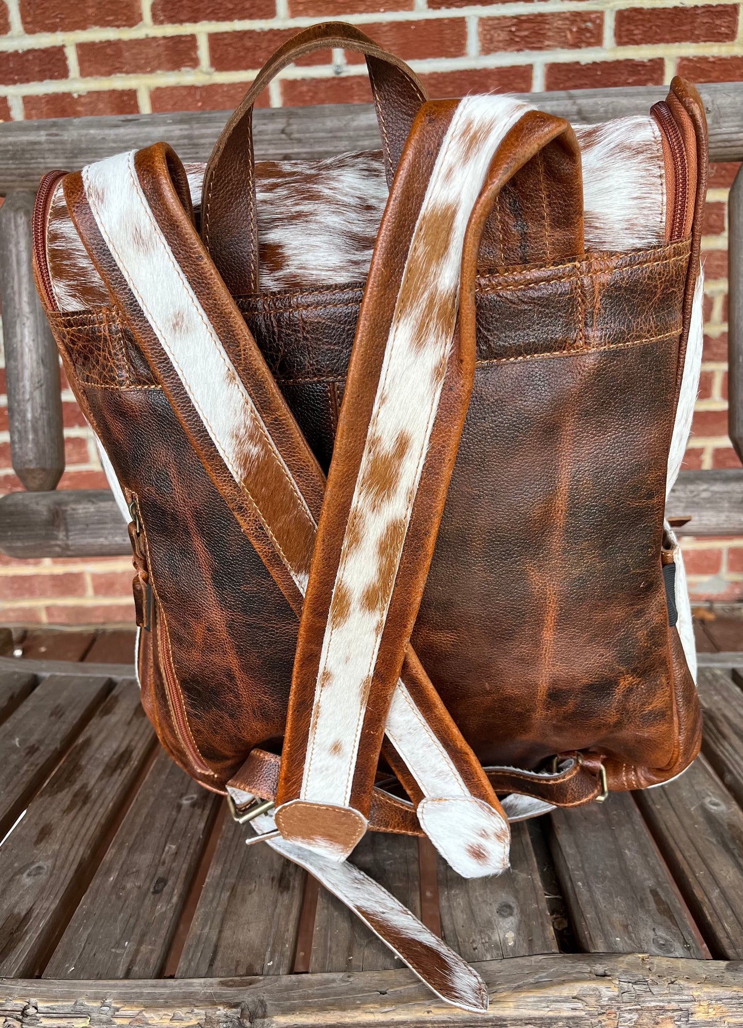 Cowhide Backpack
