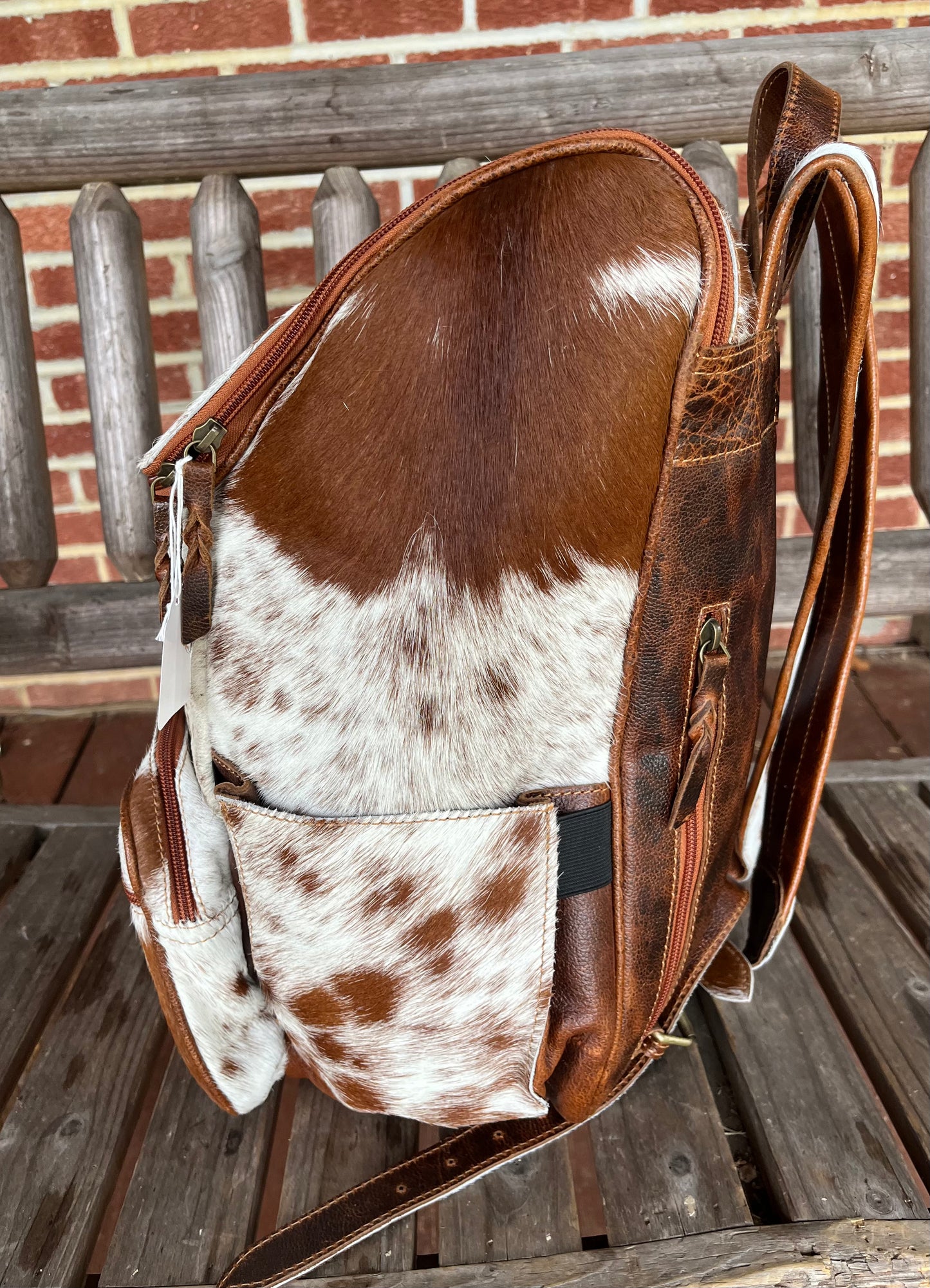 Cowhide Backpack