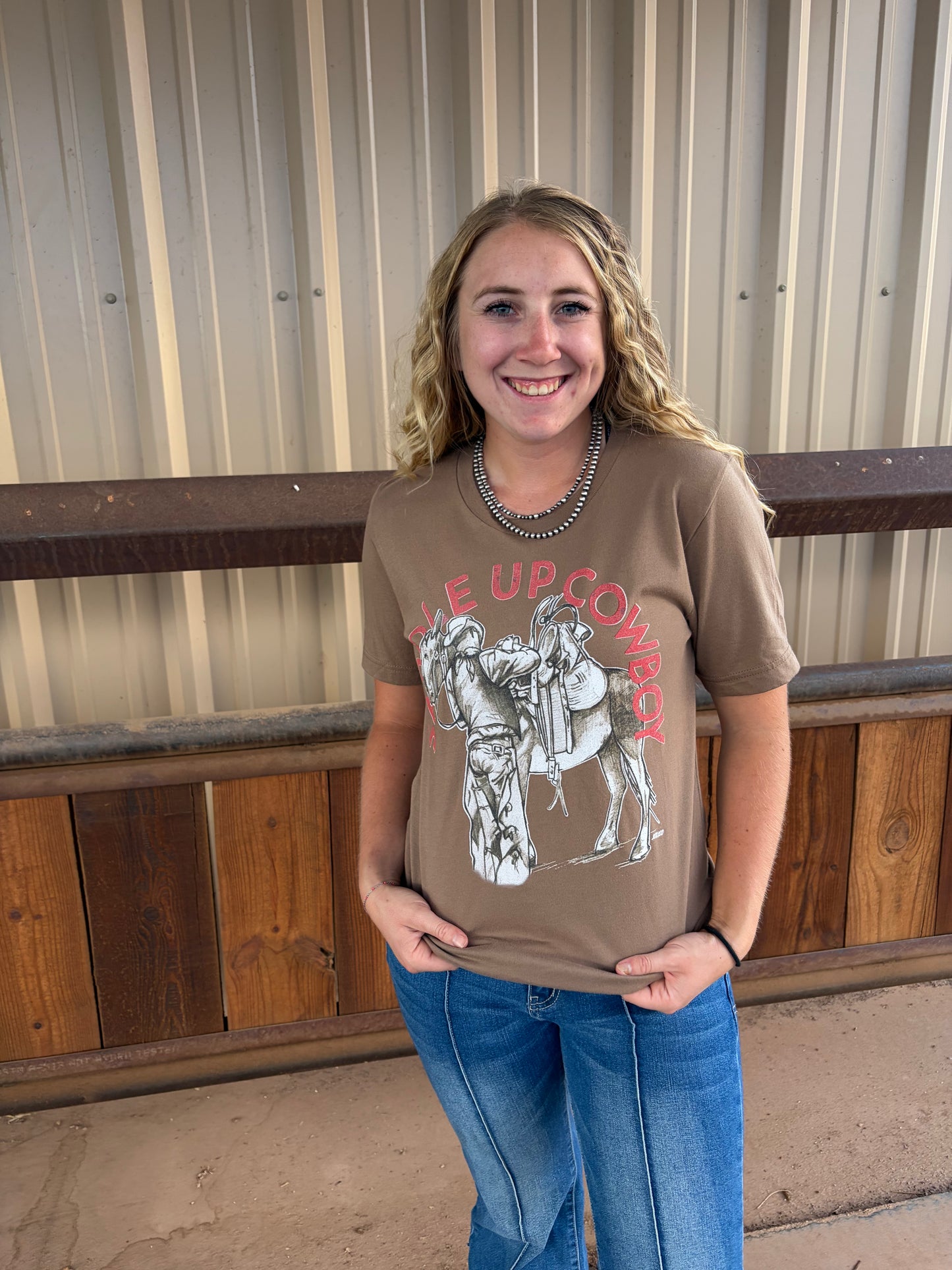 Saddle Up Cowboy Tee