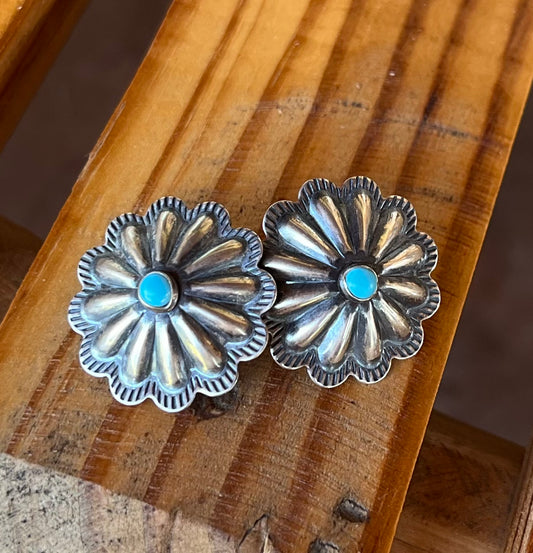 Sterling Silver Conch Earrings