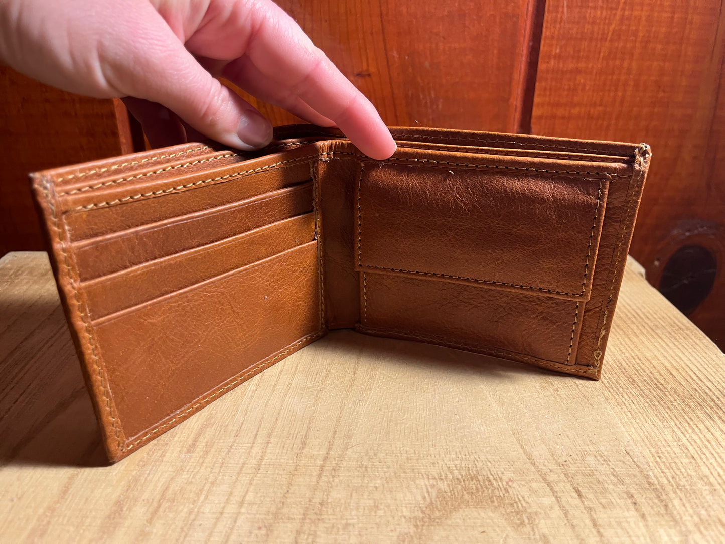 Tooled Leather Wallet