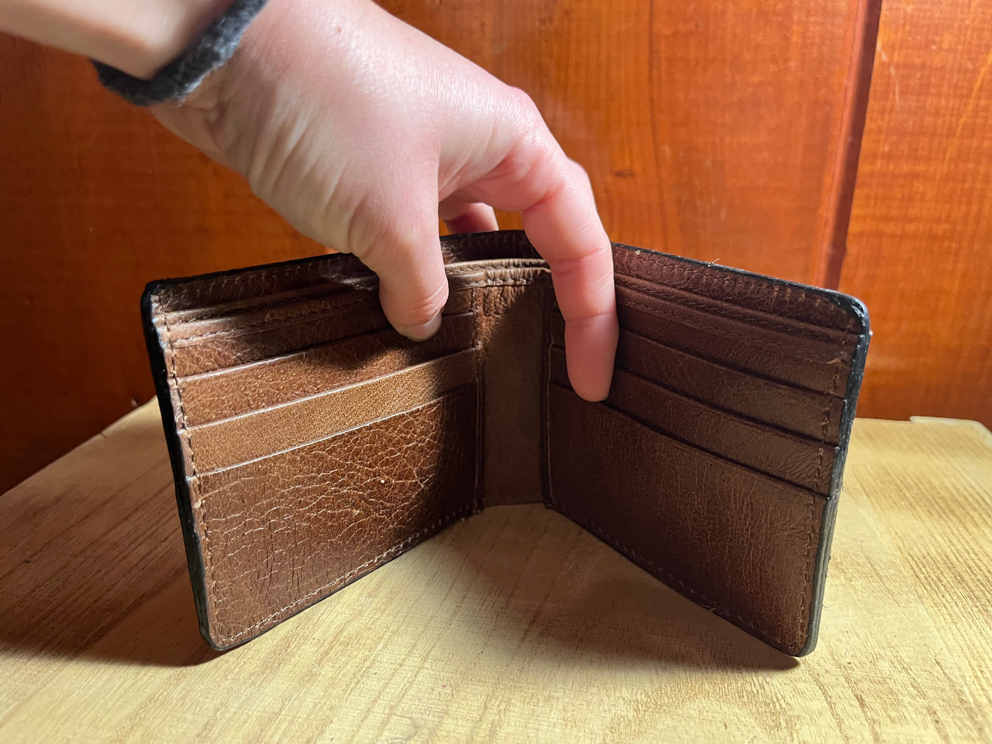 Tooled Leather Wallet