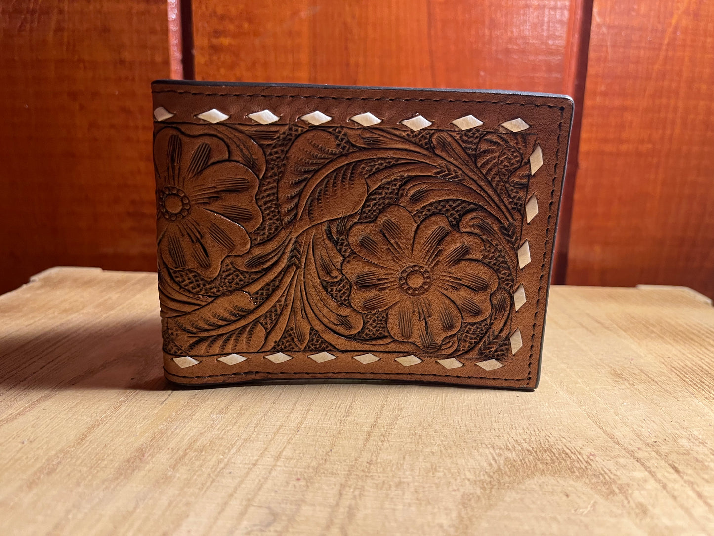 Tooled Leather Wallet