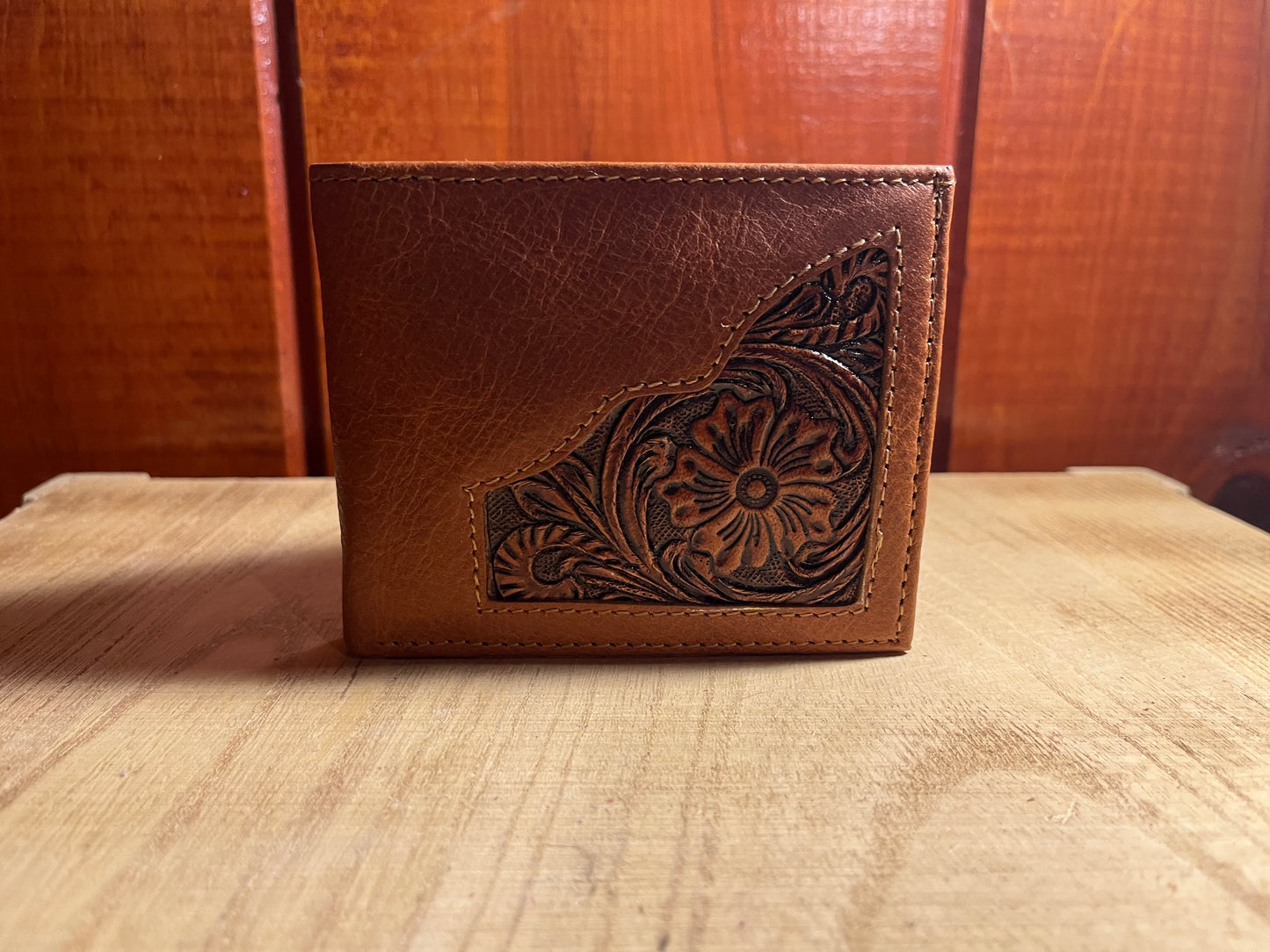 Tooled Leather Wallet