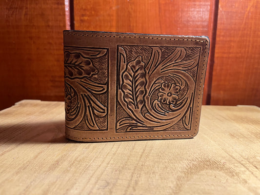 Tooled Leather Wallet