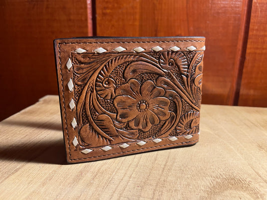 Tooled Leather Wallet