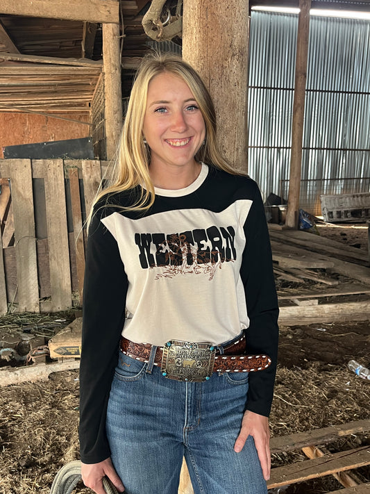 Western Long Sleeve Tee