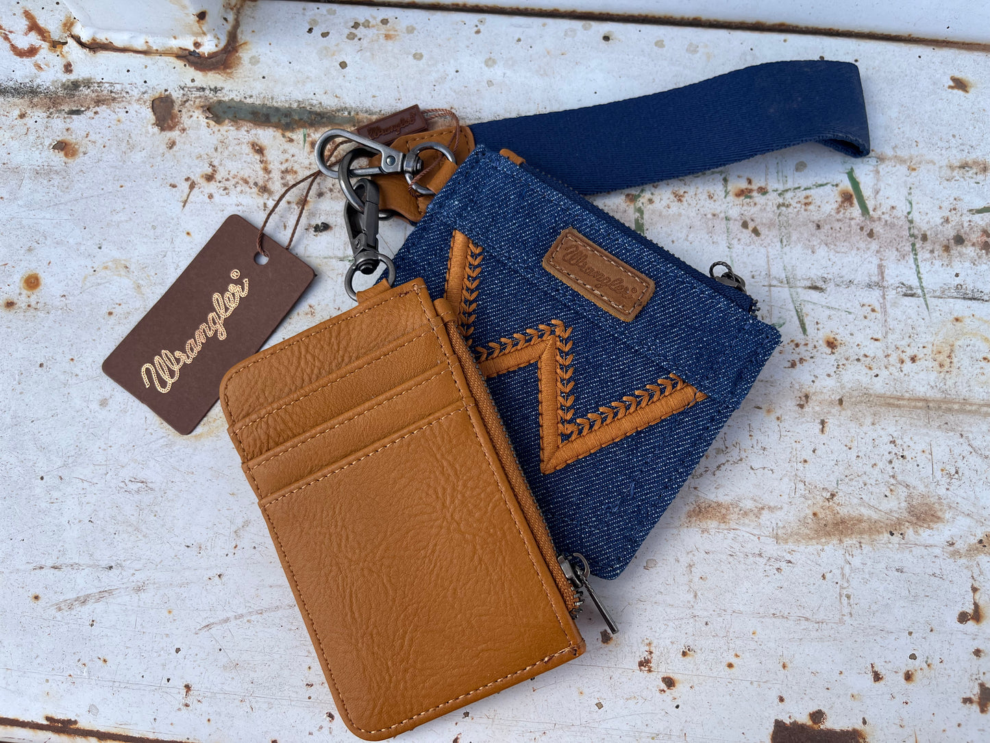 Blue Jean Wristlet