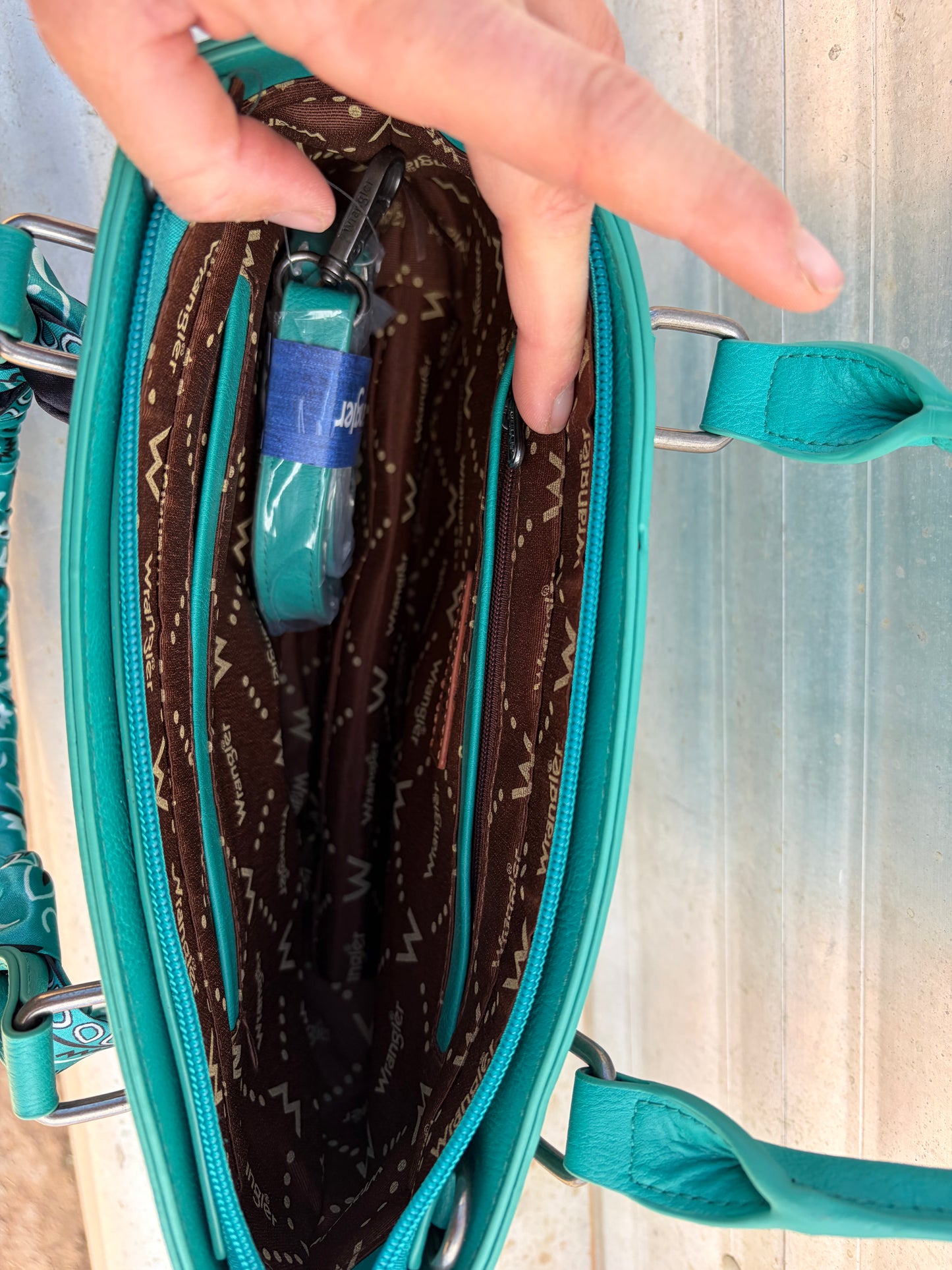 Turquoise Wrangler Purse