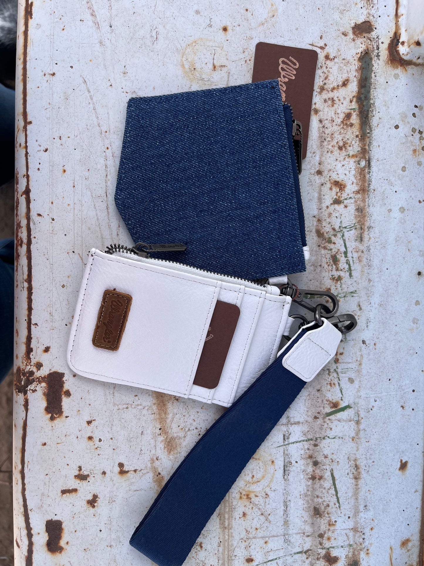 Blue Jean Wristlet