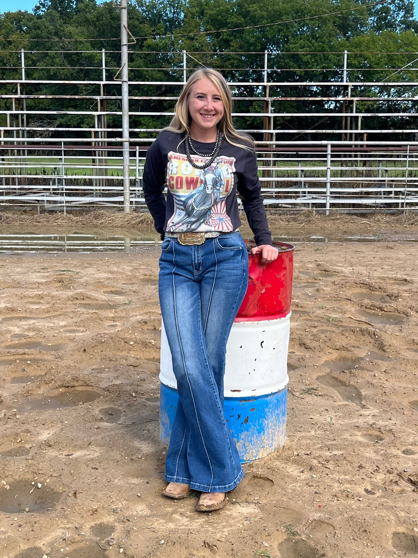 Rodeo Cowgirl Long Sleeve Tee