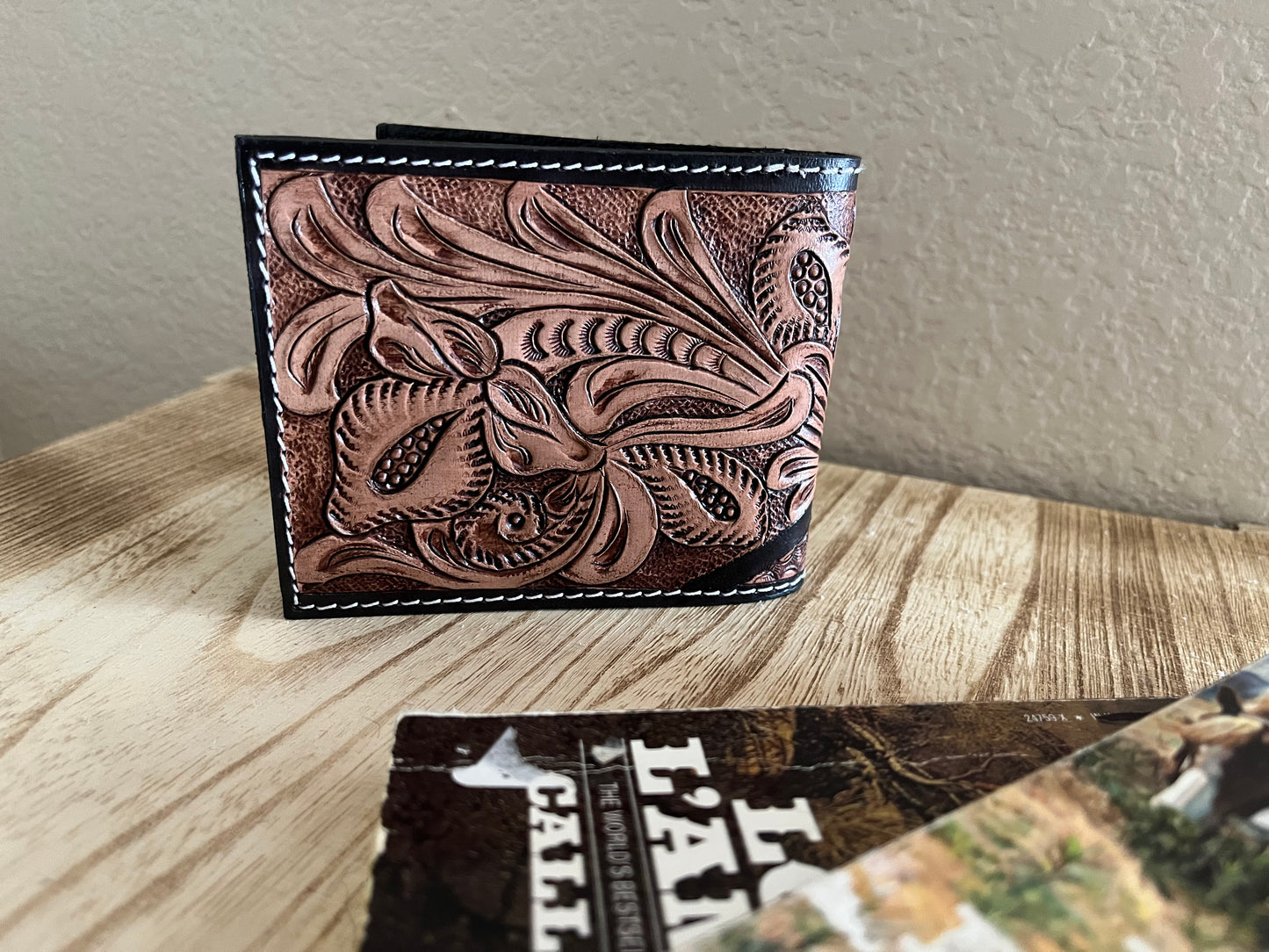 Tooled Leather Wallet